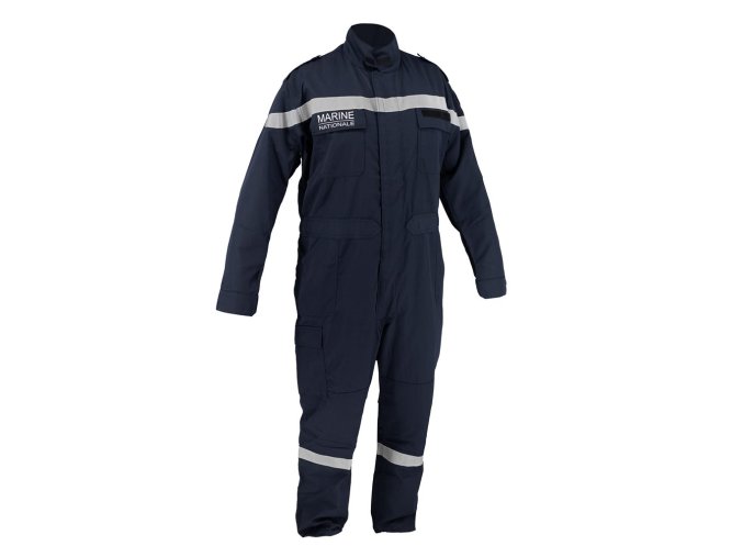 Kombinéza MARINE NATIONALE s reflexními pruhy MODRÁ