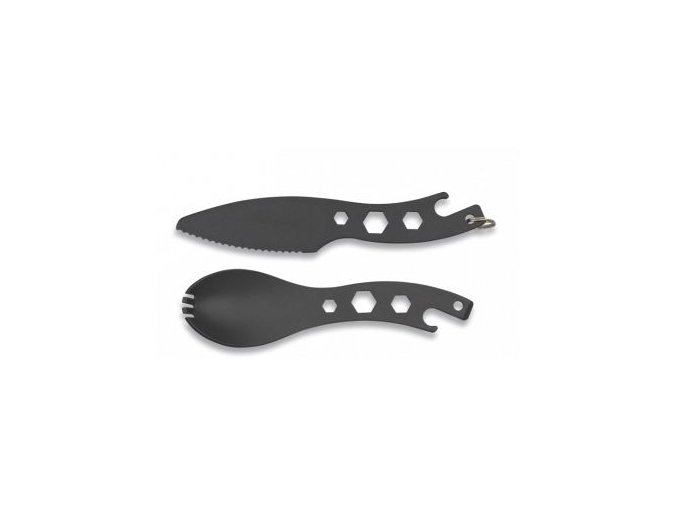 Příbor OUTDOOR multifunkční set ČERNÝ