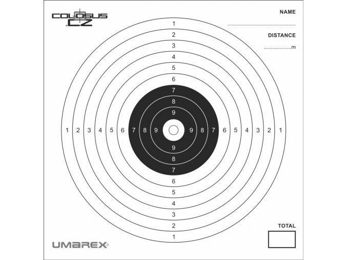 Terče COLOSUS 14x14cm bal.100ks