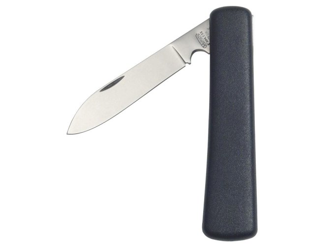 Nůž elektrikářský NH-1 zavírací UHLÍKOVÁ OCEL střenka PLAST ČERNÁ