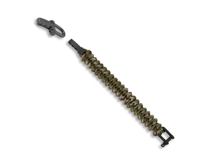 Náramek PARACORD s nastavitelnou přezkou CAMO
