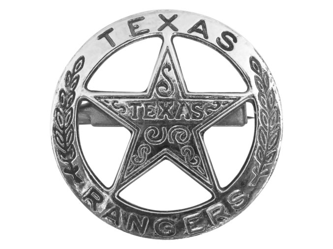 Replika odznak, hvězda Texas Rangers