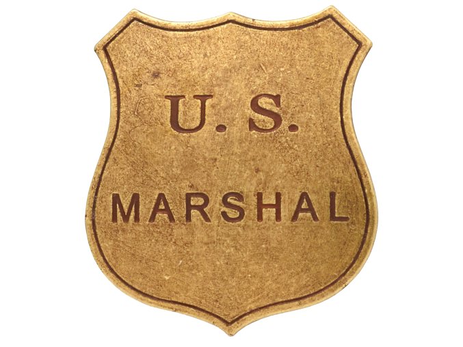 Replika odznak U.S. Marshal