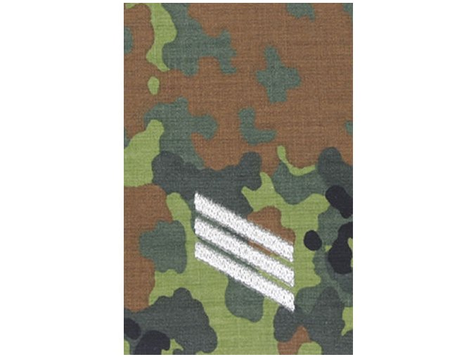 Nárameník BW HAUPTGEFREITER FLECKTARN / stříbrné vyšití