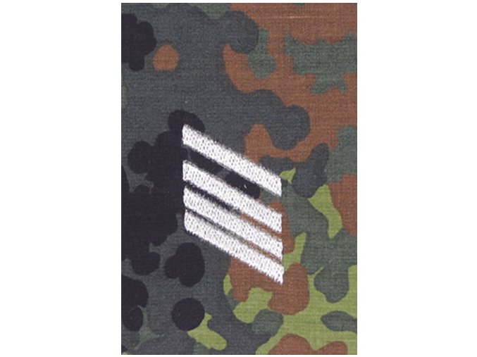 Nárameník BW STABSGEFREITER FLECKTARN / stříbrné vyšití