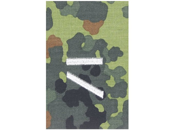 Nárameník BW GEFREITER UA FLECKTARN / stříbrné vyšití