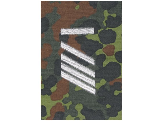 Nárameník BW STABSGEFREITER UA FLECKTARN / stříbrné vyšití