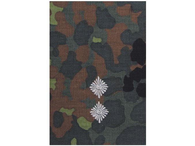 Nárameník BW OBERLEUTNANT FLECKTARN / stříbrné vyšití