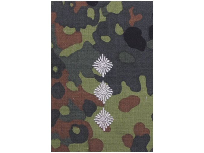 Nárameník BW HAUPTMANN FLECKTARN / stříbrné vyšití