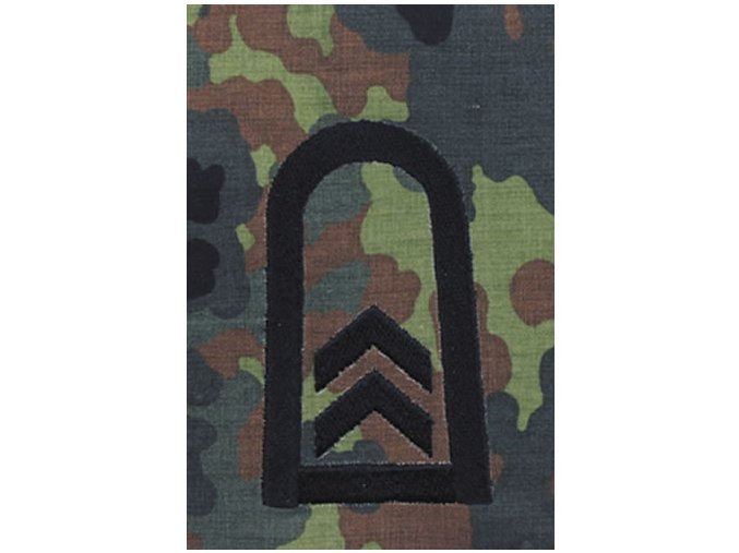 Nárameník BW OBERFELDWEBEL FLECKTARN / černé vyšití