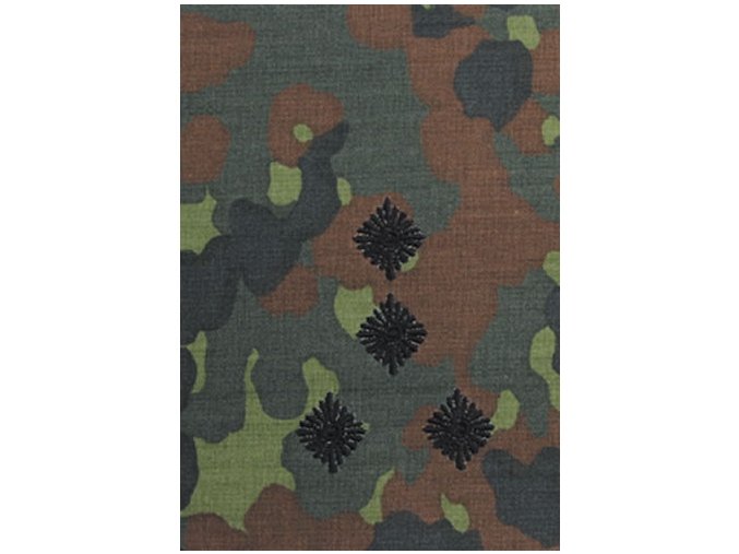 Nárameník BW STABSHAUPTMANN FLECKTARN / černé vyšití