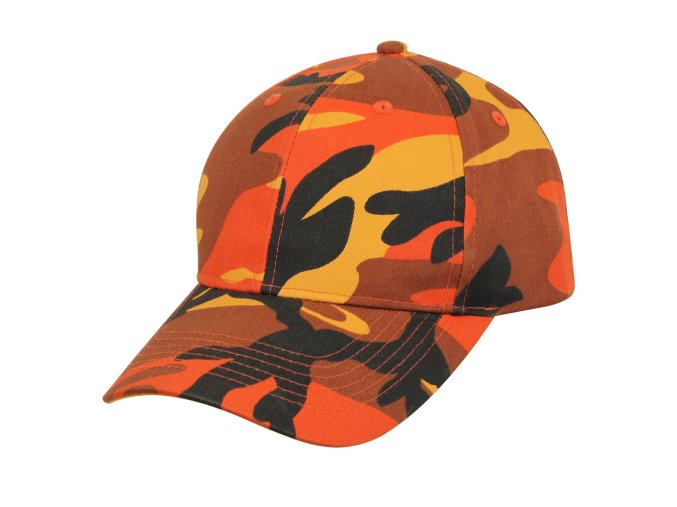Čepice baseball Supreme Low ORANGE CAMO
