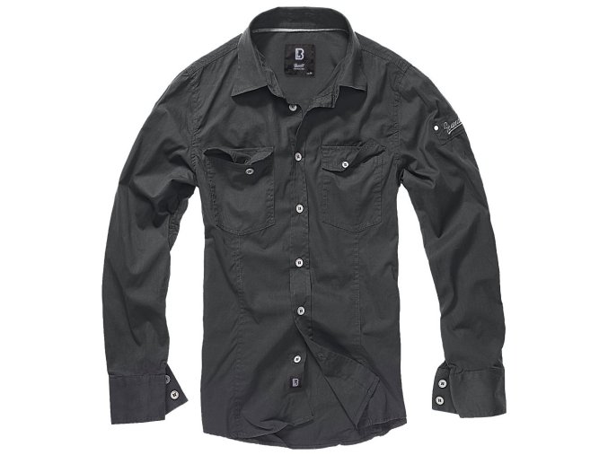 Košile SLIM ČERNÁ