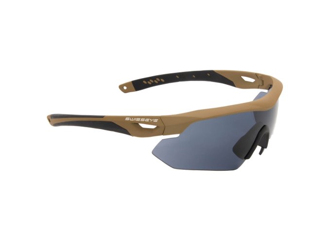 Brýle lehké střelecké Nighthawk 3 skla COYOTE BROWN