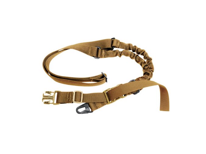 Popruh zbraňový jednobodový COYOTE BROWN