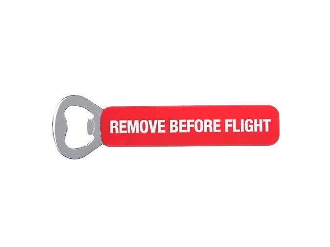 Otvírák na lahve REMOVE BEFORE FLIGHT