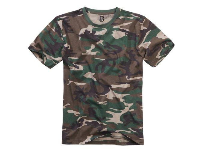 Tričko Oeko-Tex® krátký rukáv maskované WOODLAND