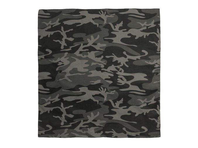 Šátek 68 x 68 cm JUMBO BLACK CAMO
