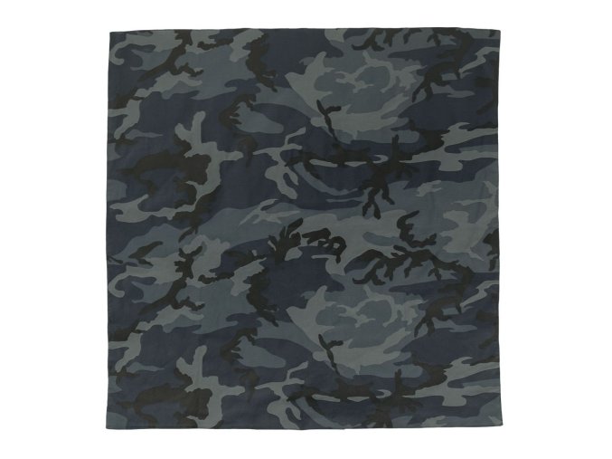 Šátek 68 x 68 cm JUMBO MIDNIGHT BLUE CAMO