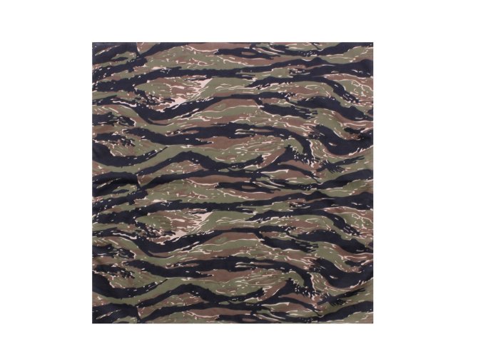 Šátek 68 x 68 cm JUMBO TIGER STRIPE CAMO