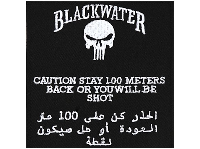 Nášivka BLACKWATER 100 metrů