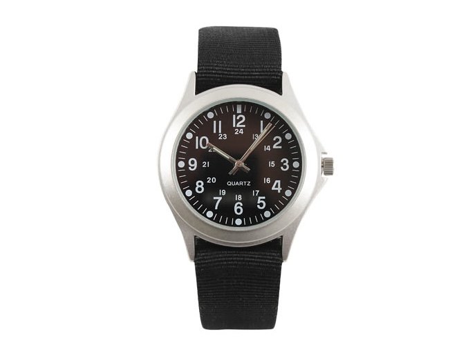 Hodinky MILITARY QUARTZ ČERNÉ