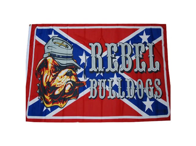 Vlajka REBEL BULLDOG