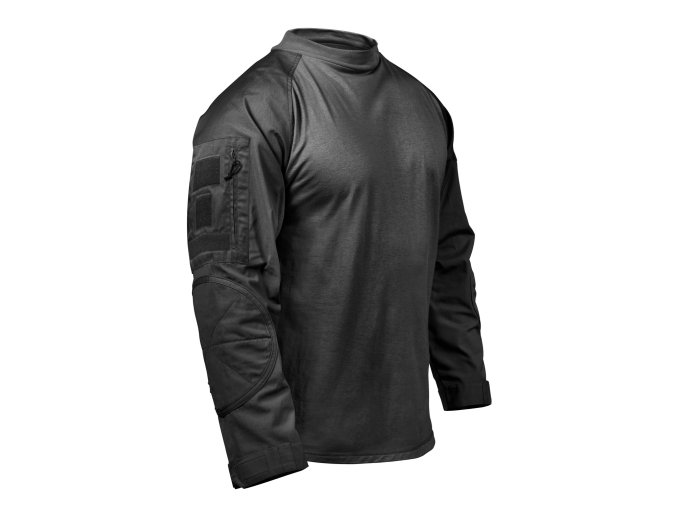 Košile taktická AIRSOFT COMBAT ČERNÁ