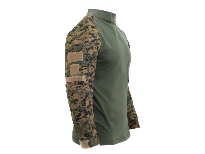 Košile taktická AIRSOFT COMBAT DIGITAL WOODLAND