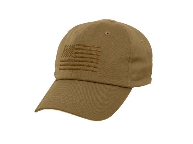 Čepice baseball TACTICAL OPERATOR vlajka US COYOTE