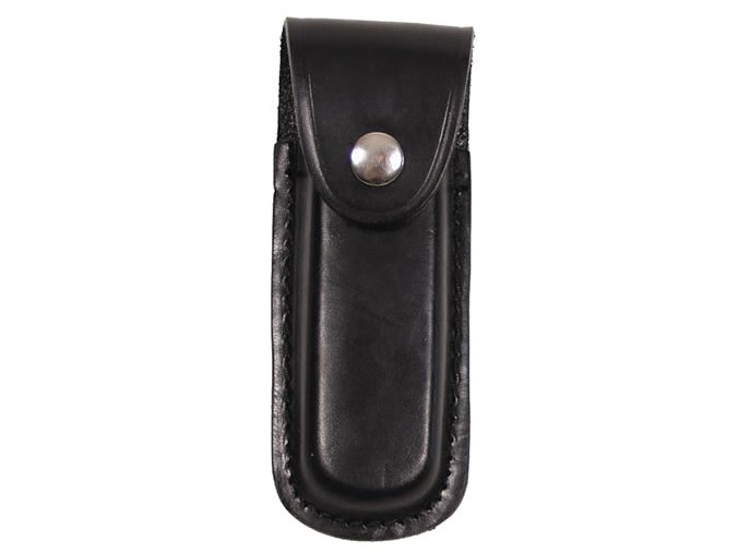 Pouzdro na zavírací nůž kožené 13cm ČERNÉ
