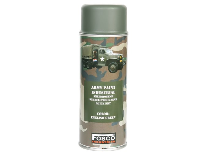Barva ARMY ve spreji 400ml ZELENÁ ANGLICKÁ