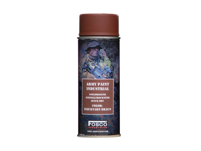 Barva ARMY ve spreji 400ml FLECKTARN HNĚDÁ