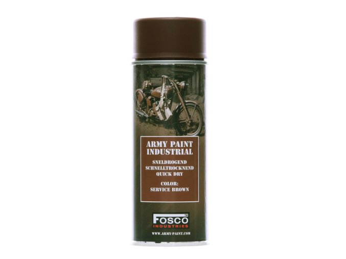 Barva ARMY ve spreji 400ml SERVICE BROWN