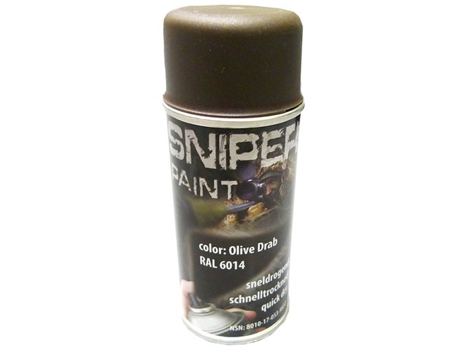 Barva ARMY ve spreji 150ml RAL 6014 / ZELENÁ - OLIVE DRAB