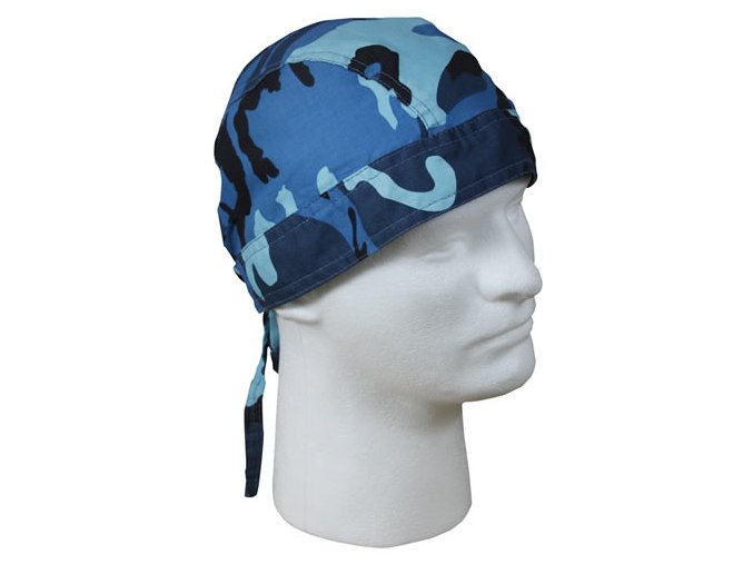 Šátek HEADWRAP SKY BLUE CAMO