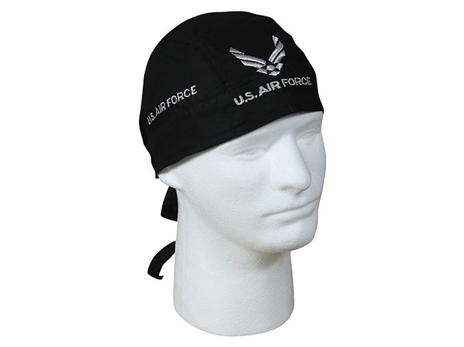 Šátek HEADWRAP U.S. AIR FORCE ČERNÁ