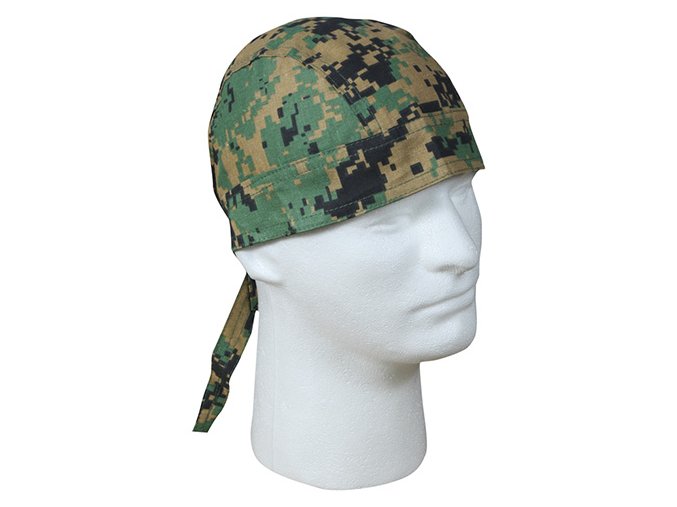 Šátek HEADWRAP DIGITAL WOODLAND