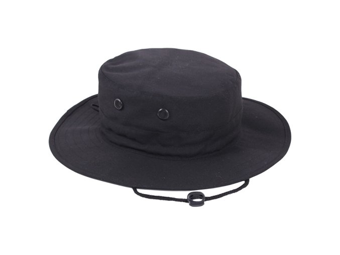 Klobouk MILITARY nastavitelný ČERNÝ