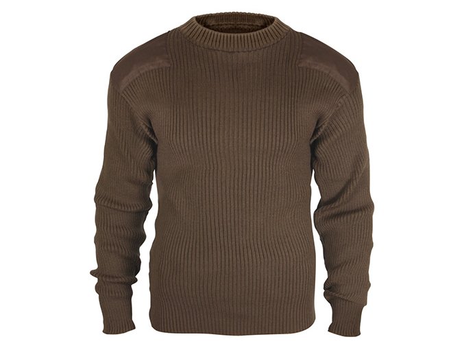 Svetr US ACRYLIC COMMANDO HNĚDÝ