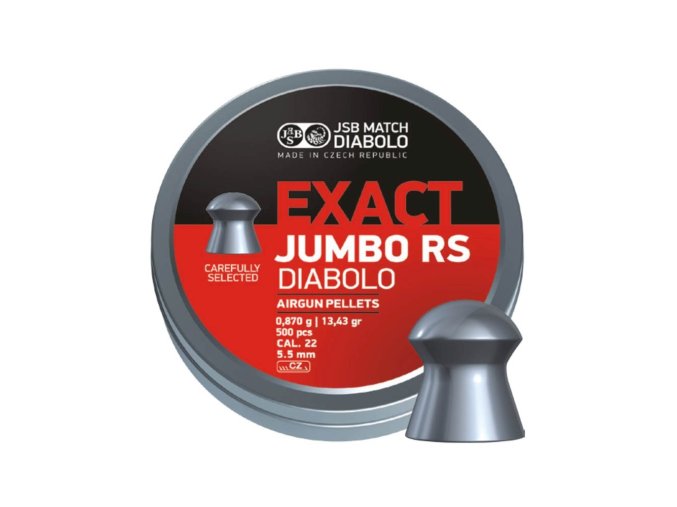 Diabolky JSB EXACT JUMBO RS 5,52 mm 500 ks