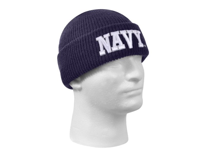Čepice pletená DELUXE 3D NAVY MODRÁ