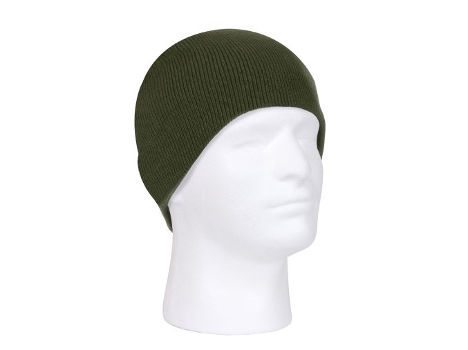 Čepice jemně pletená DELUXE ZELENÁ