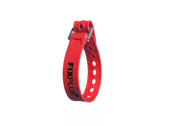 Pásek stahovací gumový FIXPLUS 35 cm ČERVENÝ