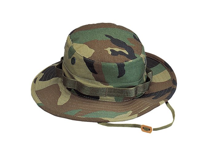 Klobouk BOONIE rip-stop WOODLAND