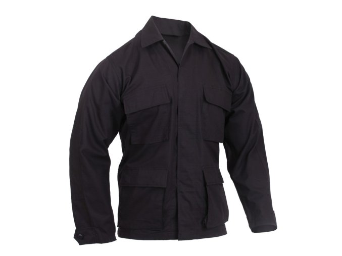 Blůza US typ BDU bavlna rip-stop ČERNÁ