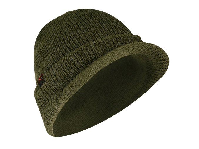 Čepice WATCH BRIM pletená s kšiltem ZELENÁ