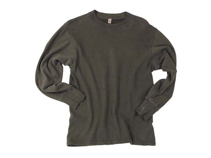 Triko BW dlouhý rukáv PLUSCH ZELENÉ použité