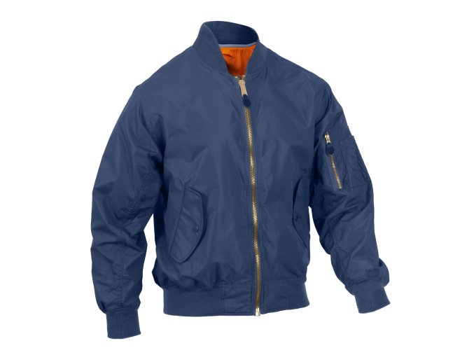 Bunda bomber MA1 FLIGHT odlehčená MODRÁ