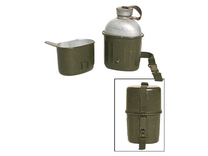 Láhev polní BW 3 dílná ZELENÁ použitá